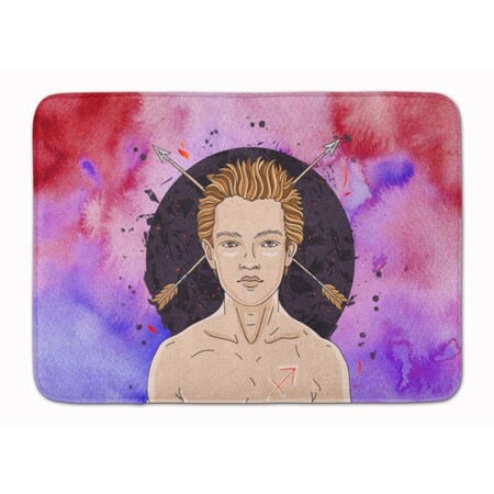Carolines Treasures Sagittarius Zodiac Sign Machine Washable Memory Foam Mat BB7325RUG